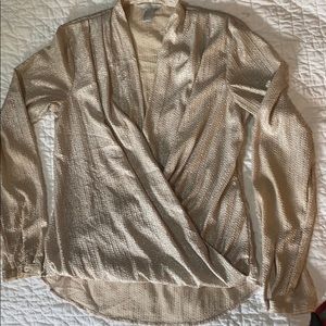 H&M Champagne Blouse